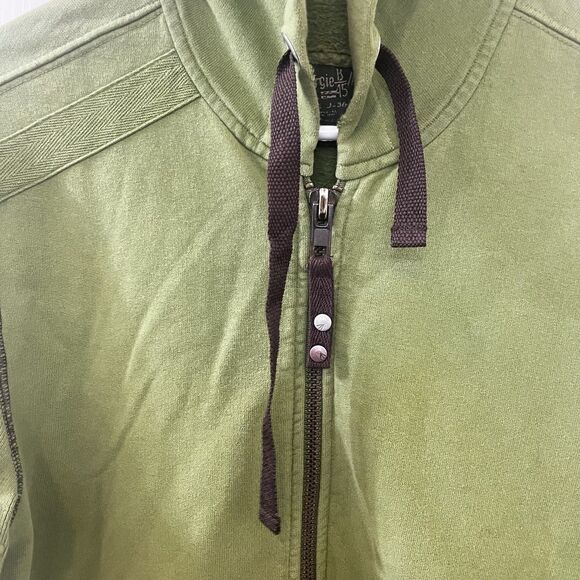Energie B Corps 45 by Sixty Green Full Zip Hoodie Distressed Women's Size Small - Picture 6 of 16
